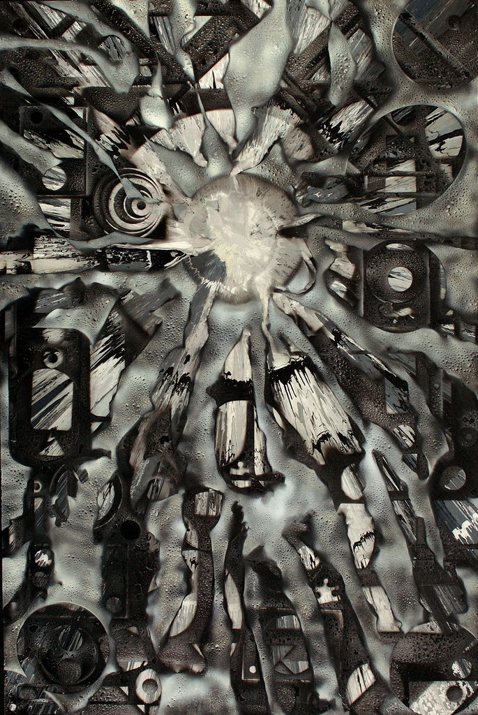 Acrylic and Lacquer on Wood, 4ft x 6ft - 2003 